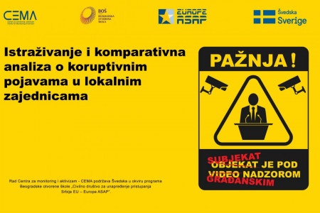 Istraživanje o percepciji građana o koruptivnim pojavama u lokalnoj zajednici 