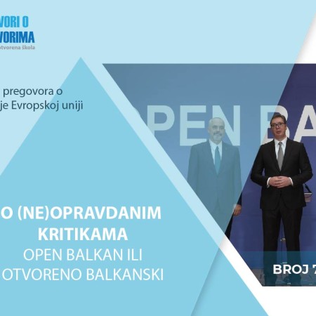 Dostupan 78. broj biltena Progovori o pregovorima „O (ne)opravdanim kritikama - Open Balkan ili otvoreno balkanski“