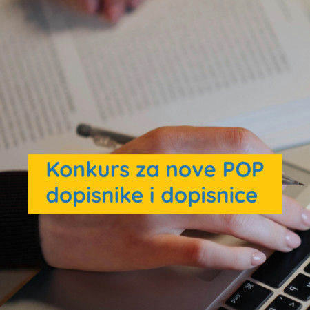 Konkurs za nove POP dopisnike i dopisnice